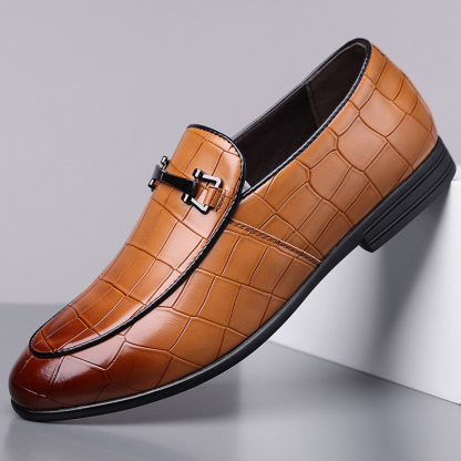 Men's Fashion Calfskin Leather Shoes