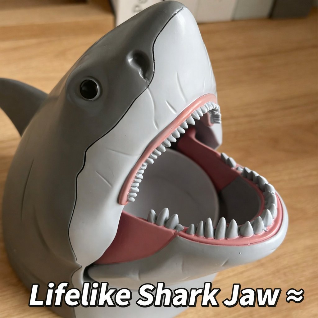 🦈 Shark-Shaped Storage Box & Popcorn Bucket