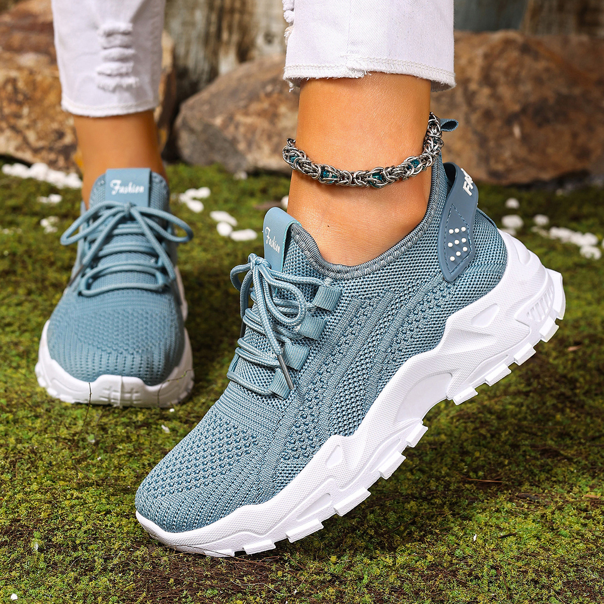 Breathable Knit Sneakers – Lightweight, Cushioned & Perfect for Daily Wear