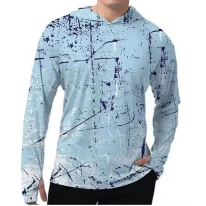 🎁Last Day Promotion 49% OFF🔥Men's Swim & Outdoor UPF 50+ Sun Shirt ，Lightweight SPF 50 UV Protection Hoodie