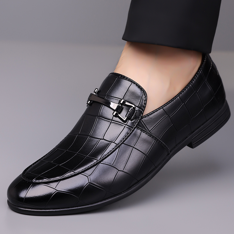 Men's Fashion Calfskin Leather Shoes