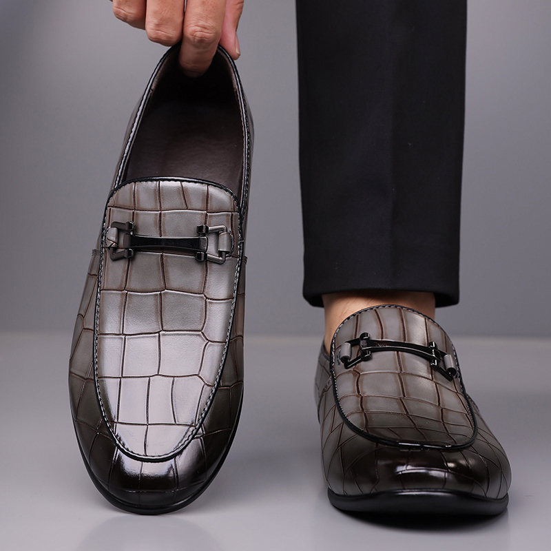 Men's Fashion Calfskin Leather Shoes