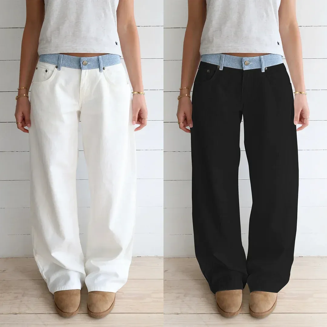 Jodie Adjustable Wide Leg Jeans