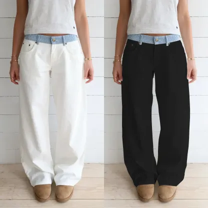 Jodie Adjustable Wide Leg Jeans