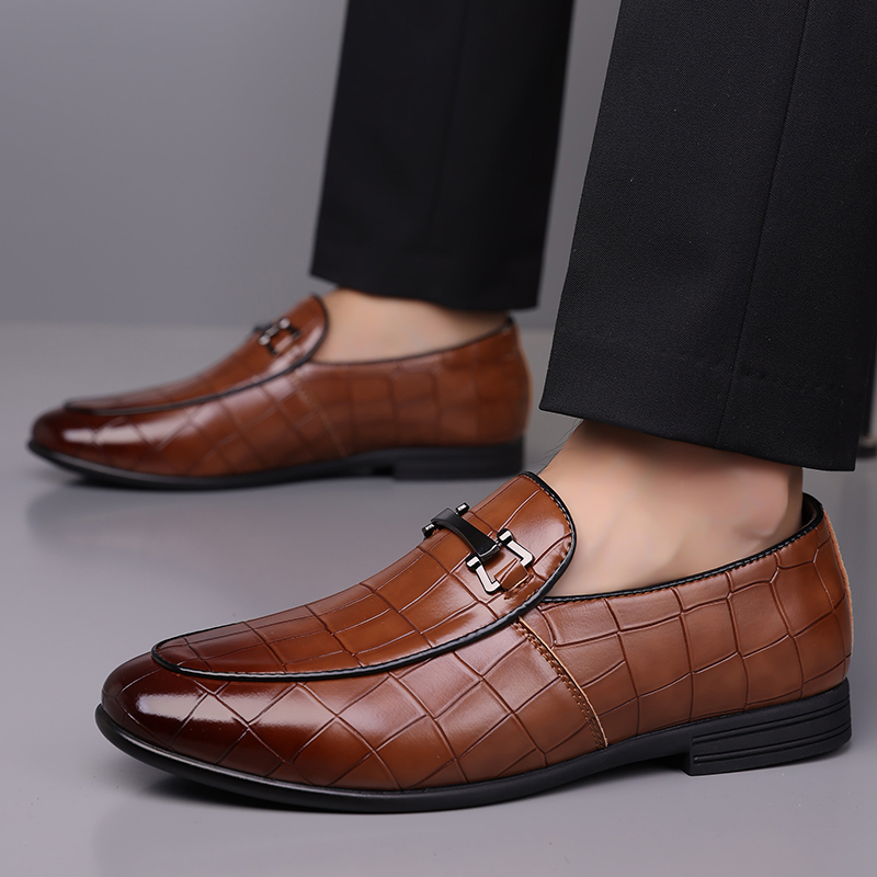 Men's Fashion Calfskin Leather Shoes
