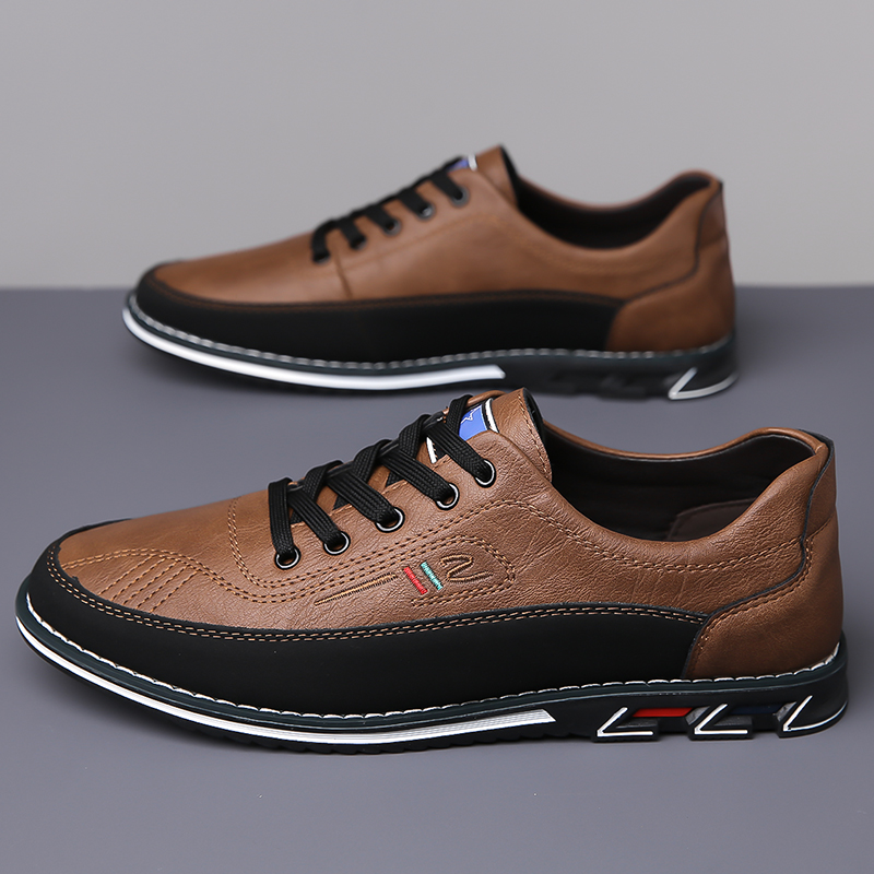 Men's Fashion Calfskin Leather Shoes