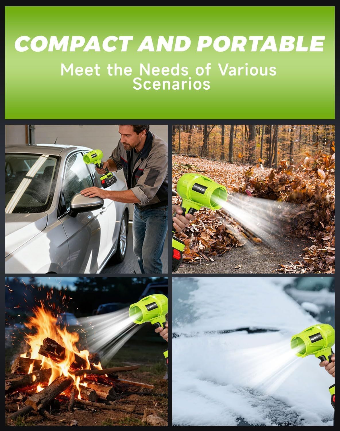 Blower Cordless Handheld Turbo Blower