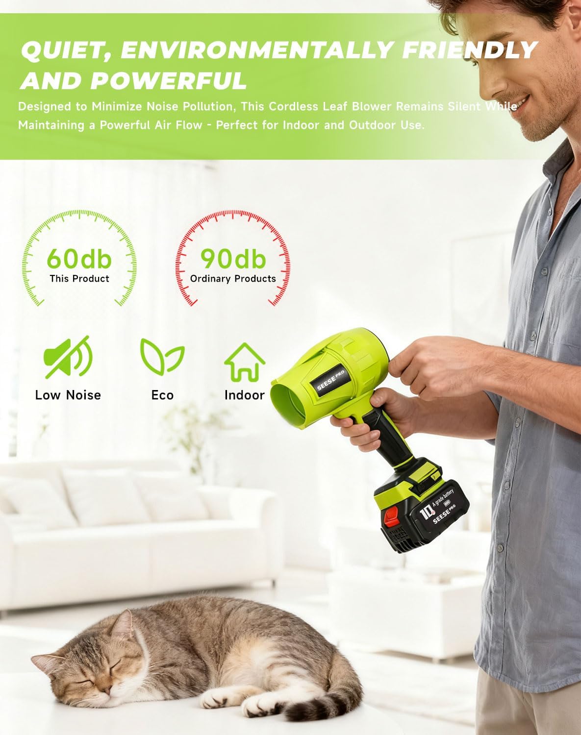 Blower Cordless Handheld Turbo Blower