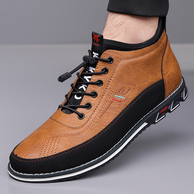 Men's Fashion Calfskin Leather Shoes