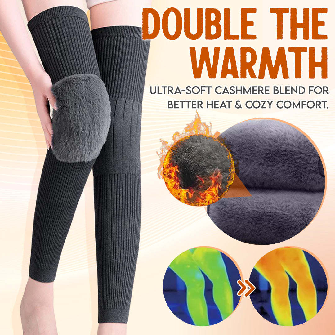  Non-Slip Cashmere Wool Brace Leg Warmer