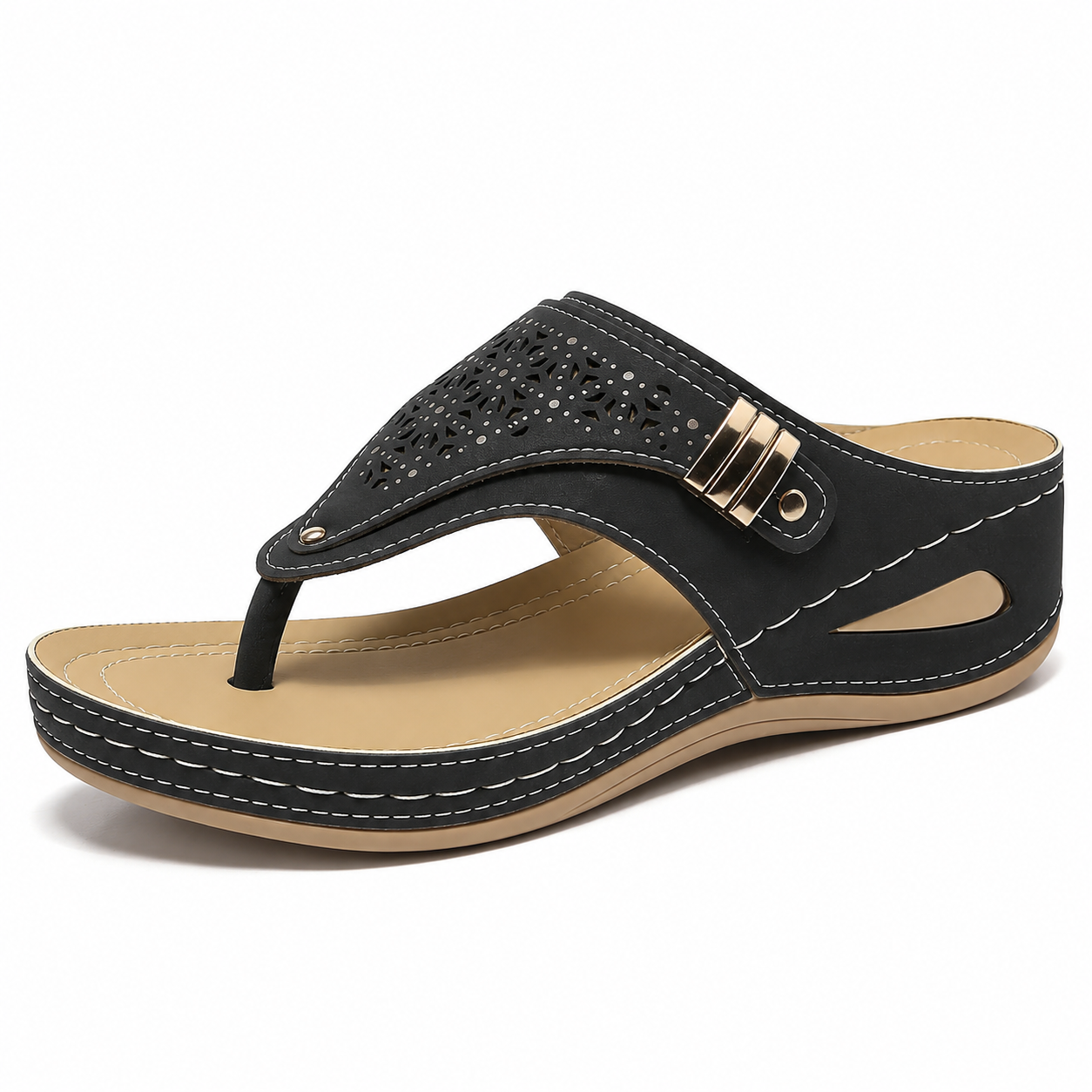 Women's Comfort Wedge Sandals for All-Day Support