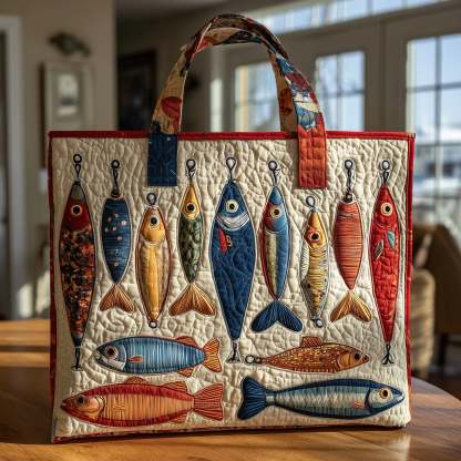 Fishing Quilted Tote Bag GFTONT1600