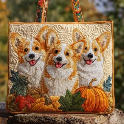 Corgi Dream Quilted Tote Bag GFTONT2336