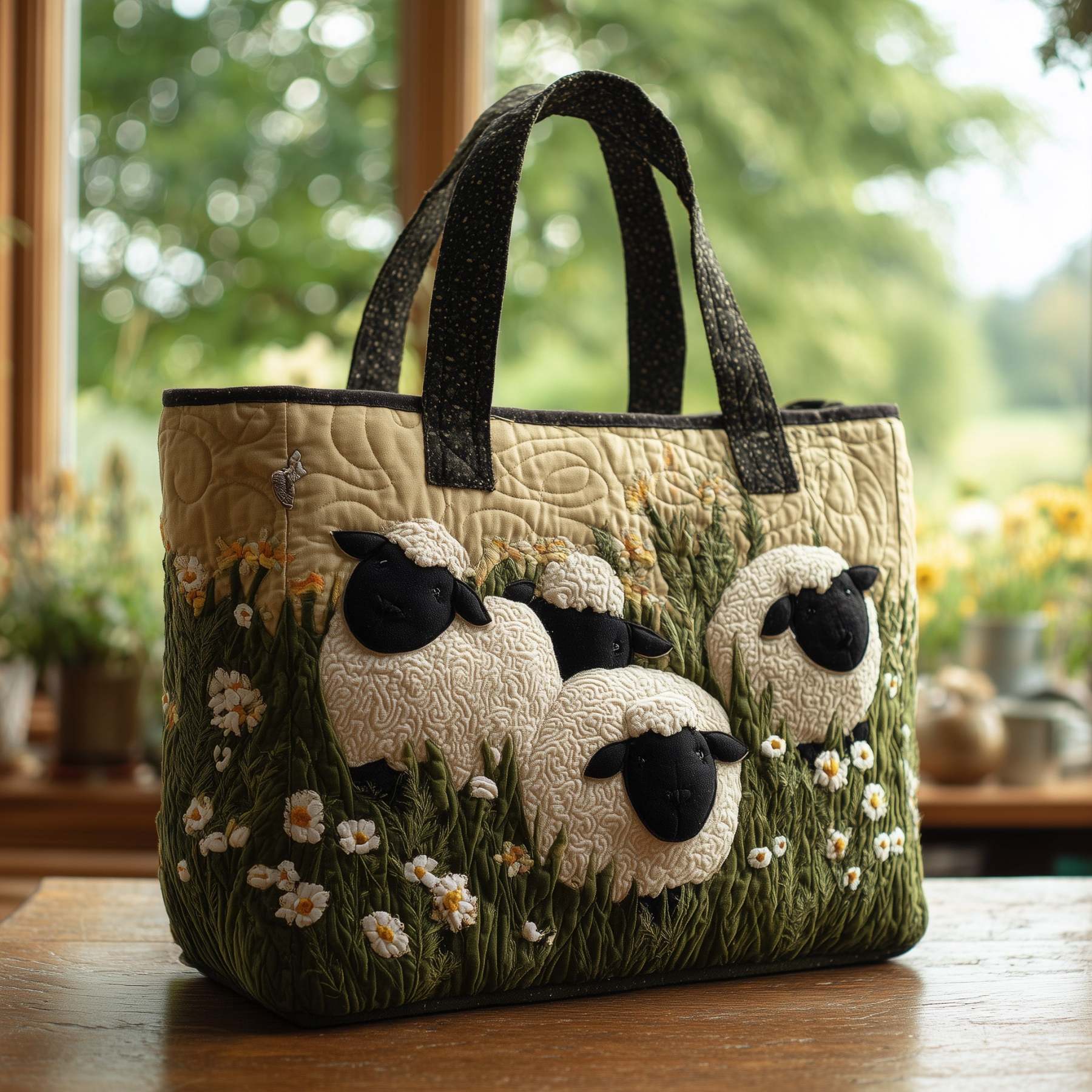 Whispers of Wool Quilted Tote Bag GFTOTL4457