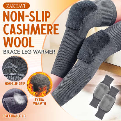  Non-Slip Cashmere Wool Brace Leg Warmer