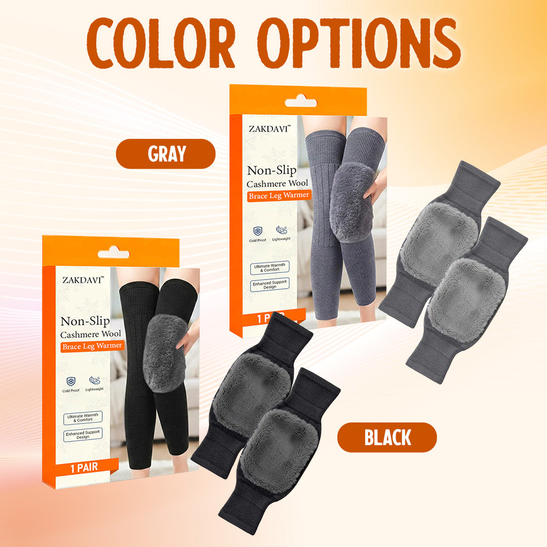  Non-Slip Cashmere Wool Brace Leg Warmer