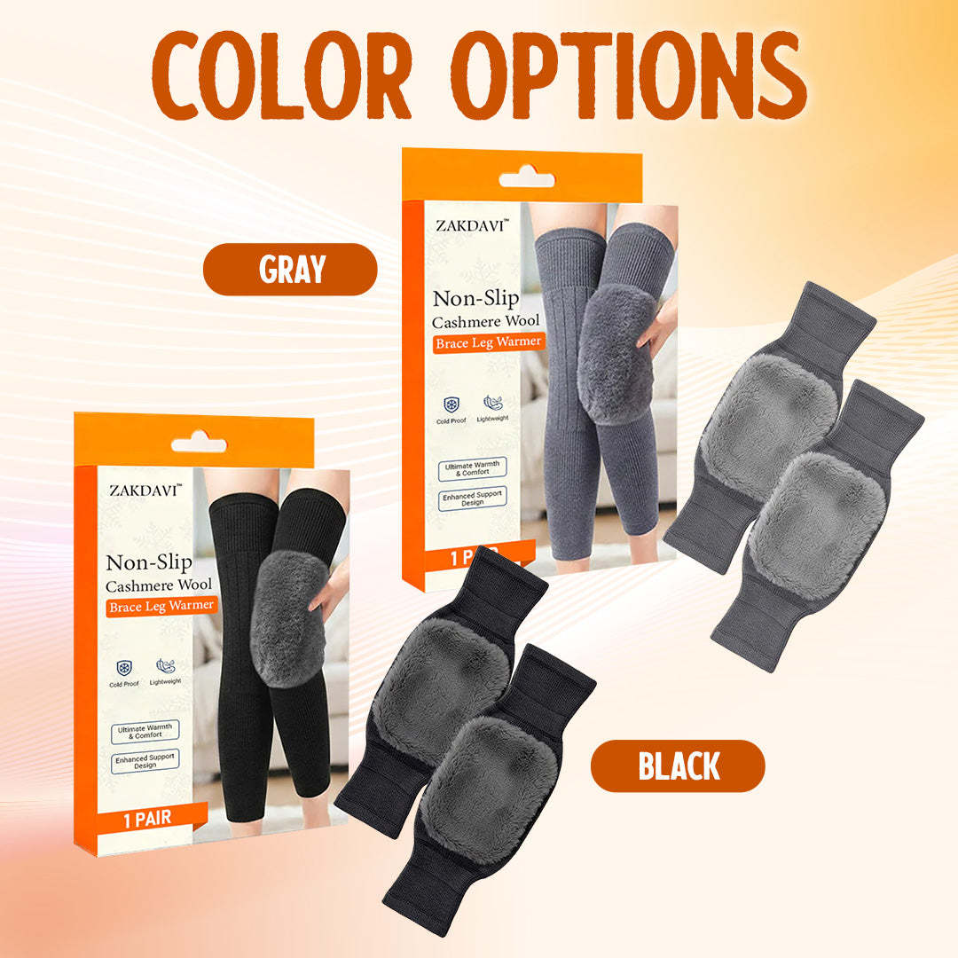  Non-Slip Cashmere Wool Brace Leg Warmer