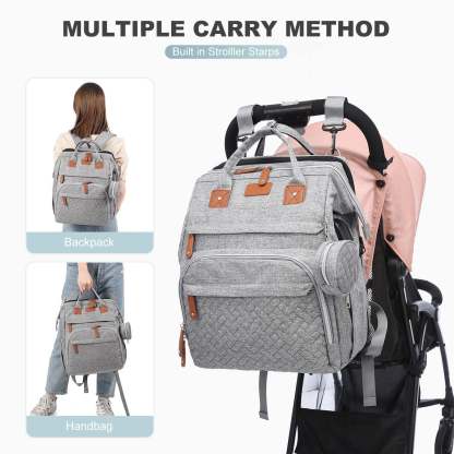 Diaper Bag Backpack with Changing Station, Large Capacity, Newborn Essentials Must Haves