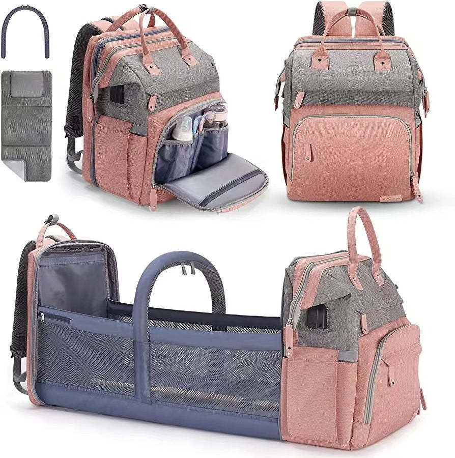 Diaper Bag Backpack with Changing Station, Large Capacity, Newborn Essentials Must Haves