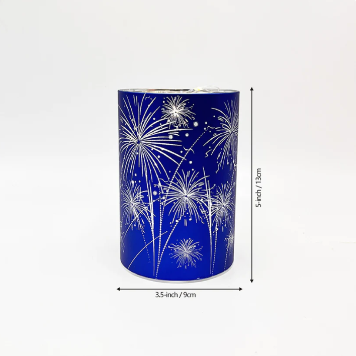 Celebration Firework Lanterns – Premium Patriotic Red, White & Blue Trio