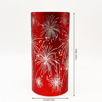 Celebration Firework Lanterns – Premium Patriotic Red, White & Blue Trio