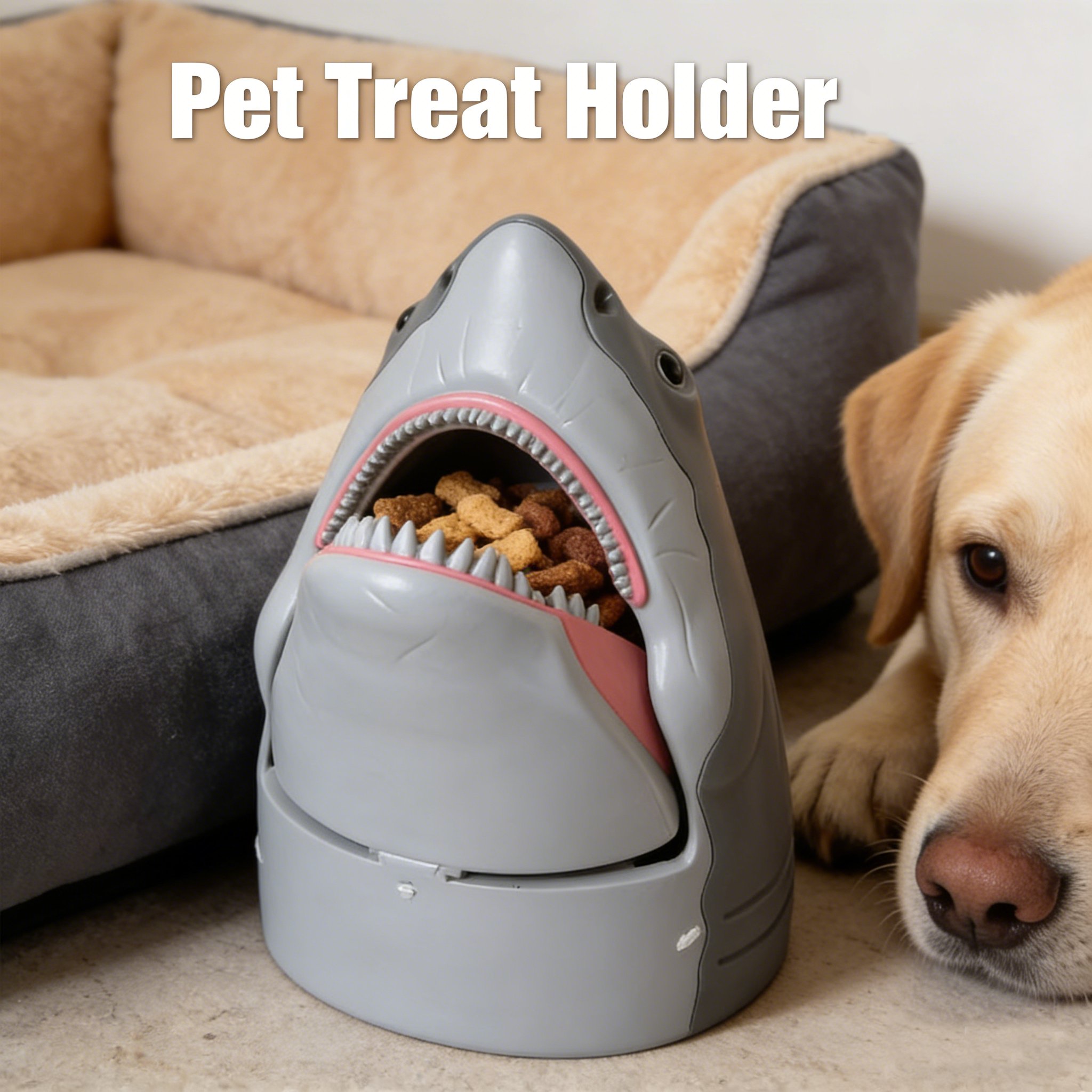 🦈 Shark-Shaped Storage Box & Popcorn Bucket