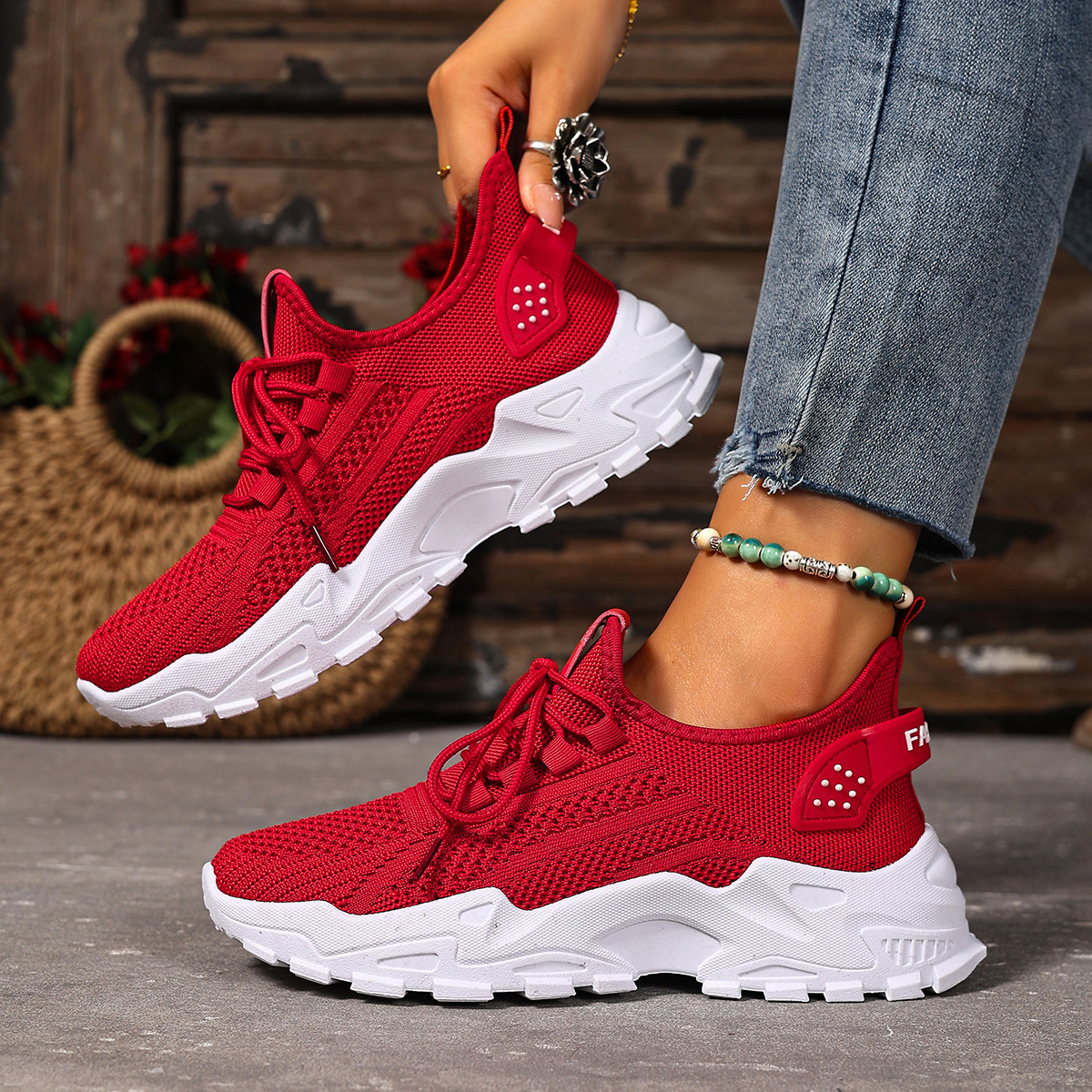 Breathable Knit Sneakers – Lightweight, Cushioned & Perfect for Daily Wear