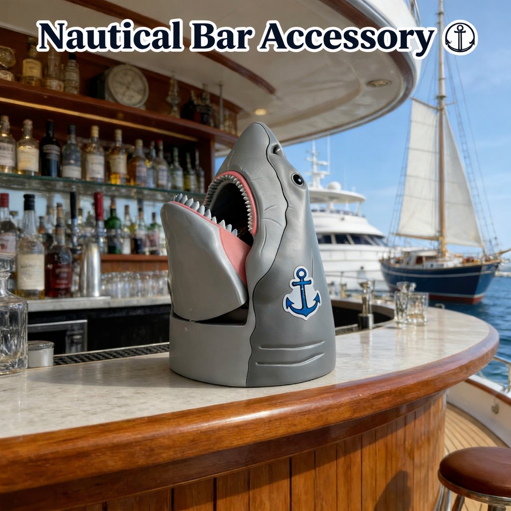 🦈 Shark-Shaped Storage Box & Popcorn Bucket