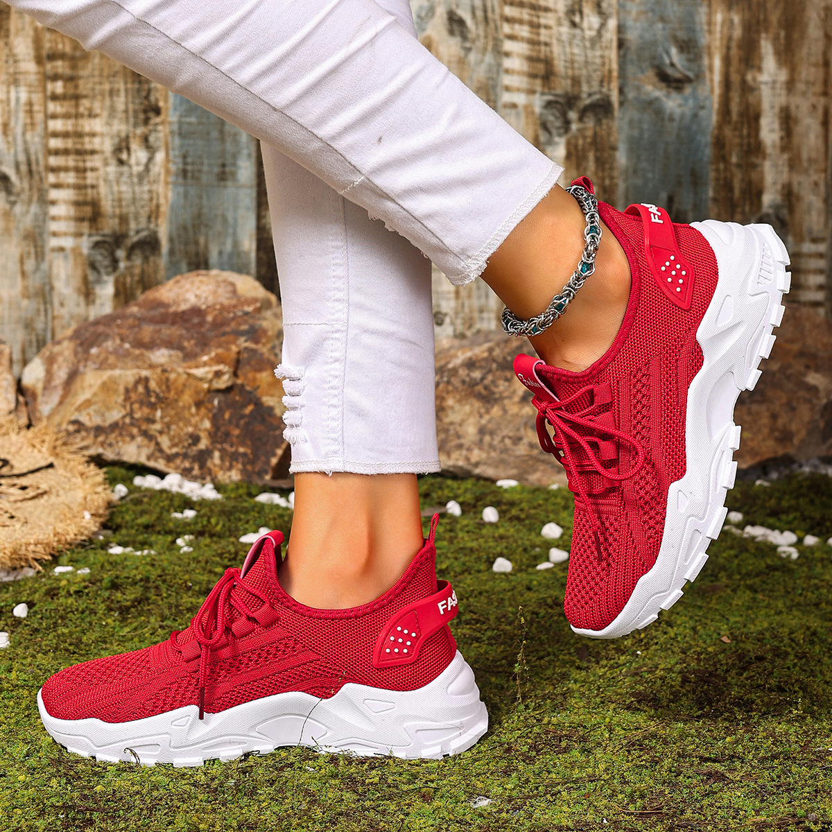 Breathable Knit Sneakers – Lightweight, Cushioned & Perfect for Daily Wear