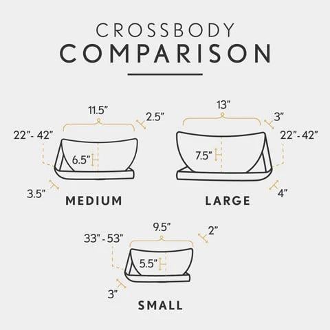 Portland Leather Koala Sling Bag &ndash; Premium Leather Crossbody Shoulder Bag for Travel & Everyday Carry &ndash; Adjustable Strap, Magnetic Closure