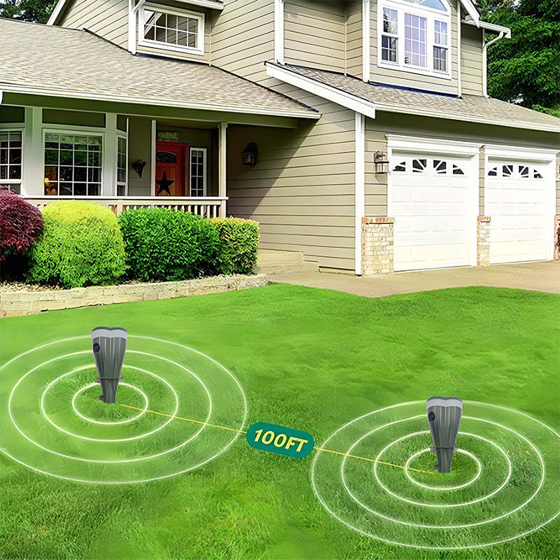 This season's sales offer a 50% discount 🌸Solar-powered waterproof spiral rodent repellent device