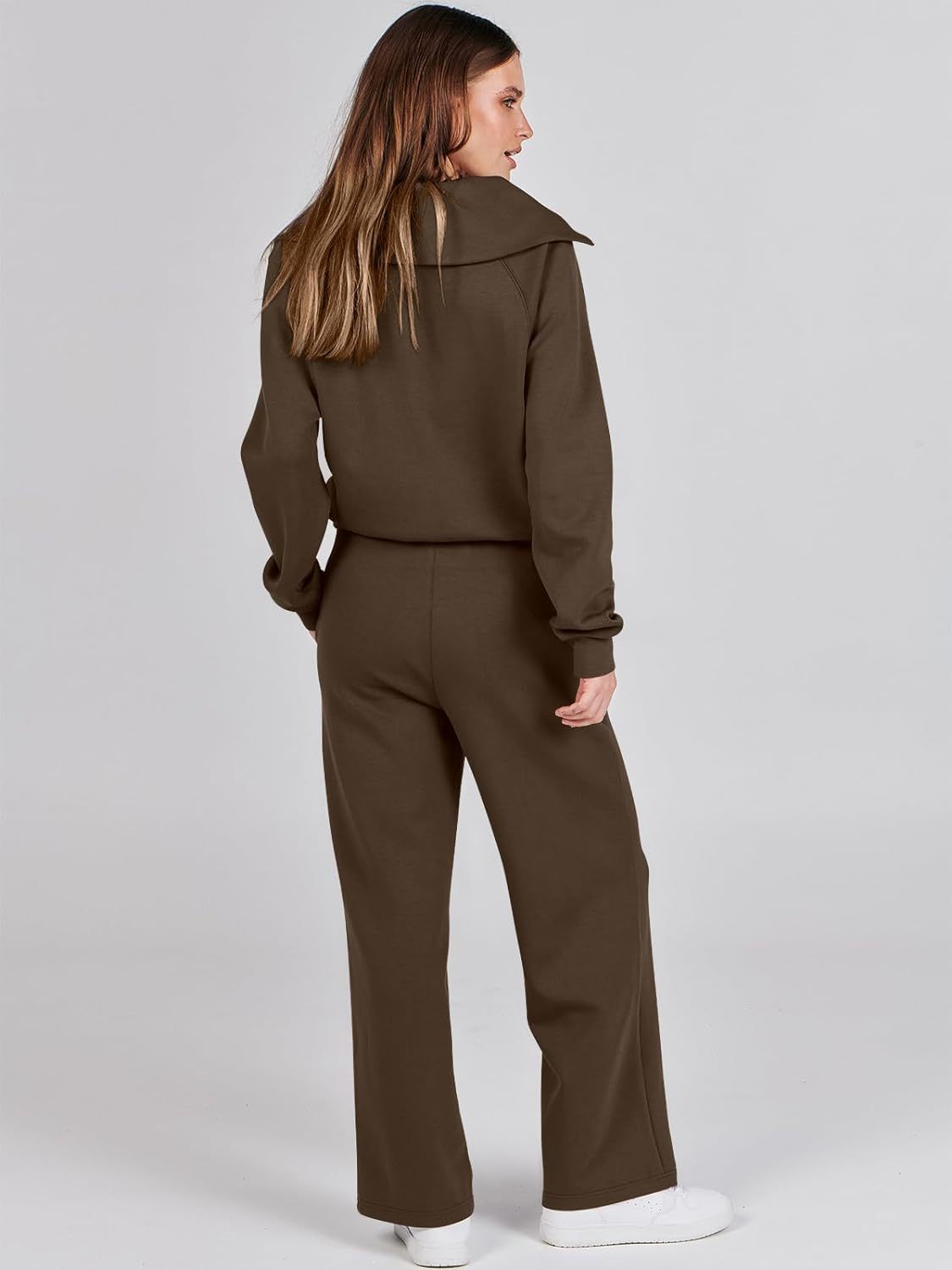 2024 Fall Trendy Outfits Oversized Two Piece Sweatsuit