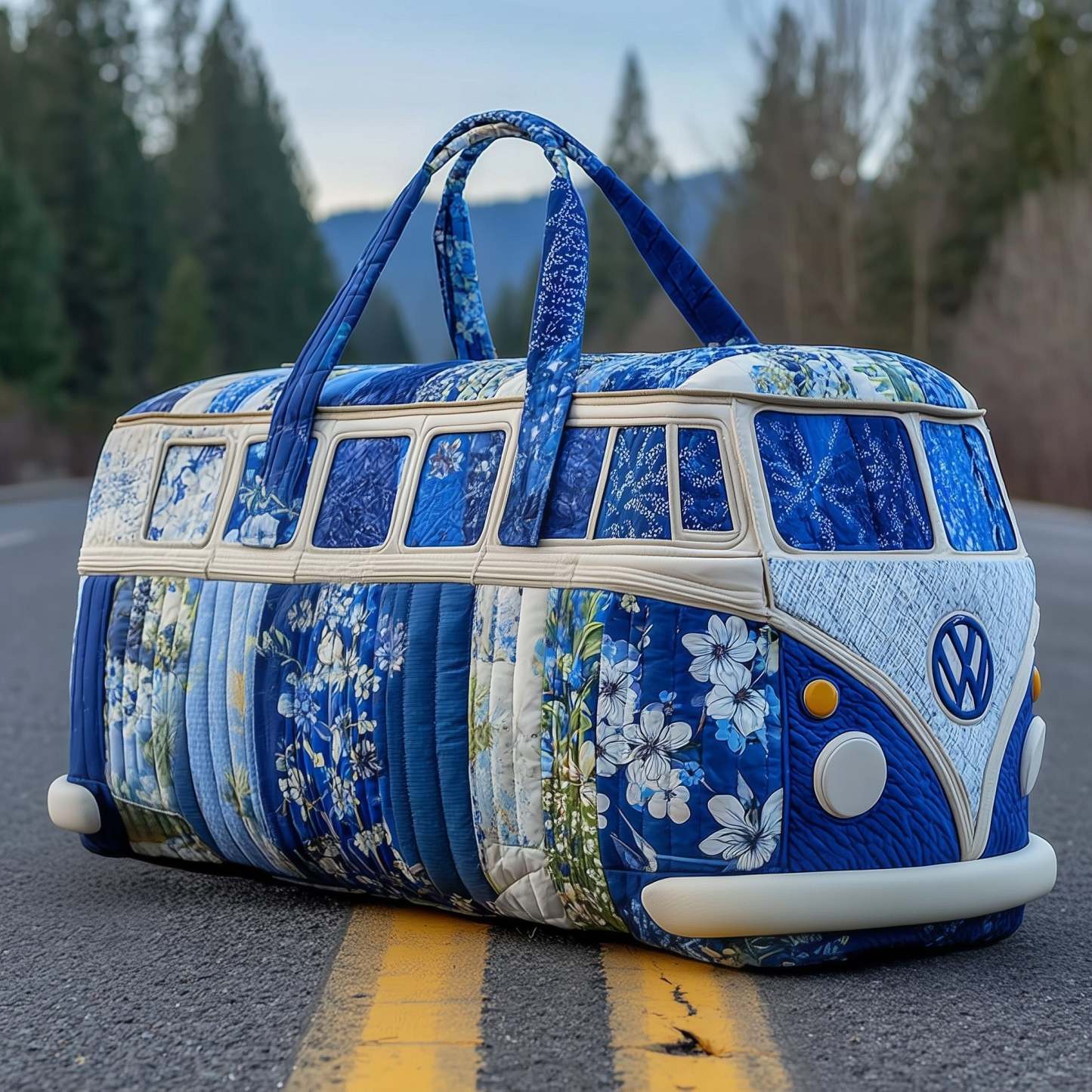 Indigo Van Quilted Duffle Bag GFTOTP12121 – Melovaco