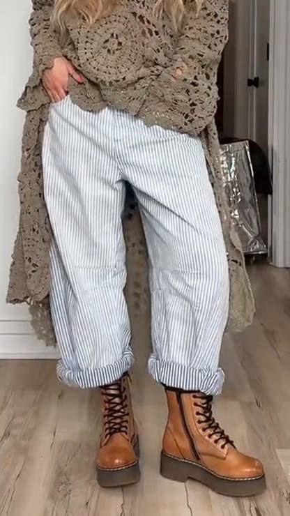 Women Round Neck Hollow Out Casual Long Top(Buy 2 Free Shipping)