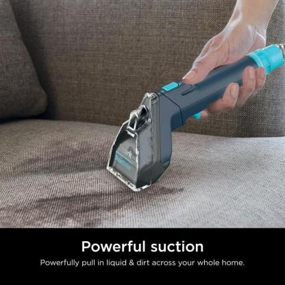 Shark StainStriker PX200 Carpet & Upholstery Cleaner Portable with 2 Tools 6oz Deep Clean Pro & 12oz OXY Multiplier Formula Navy/White for Pet Odors & Stains