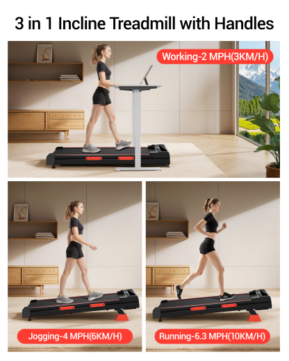 Umay X5 Walking Pad with 16% Incline Max 10 KM/H