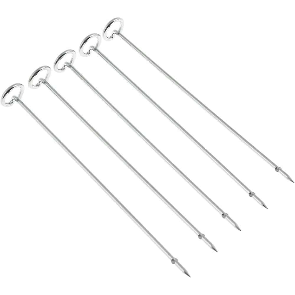 Ninja Set Of 5 Stainless Steel Health Grill Skewers 4136J301UKE