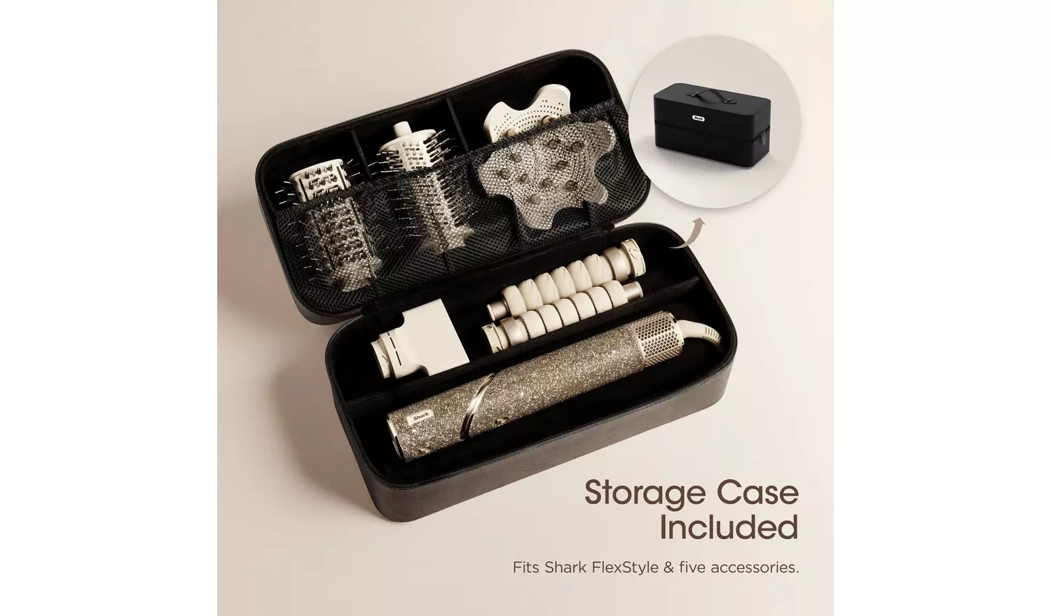 Shark HD446JSUK Champagne Diamond FlexStyle Hot Air Styler