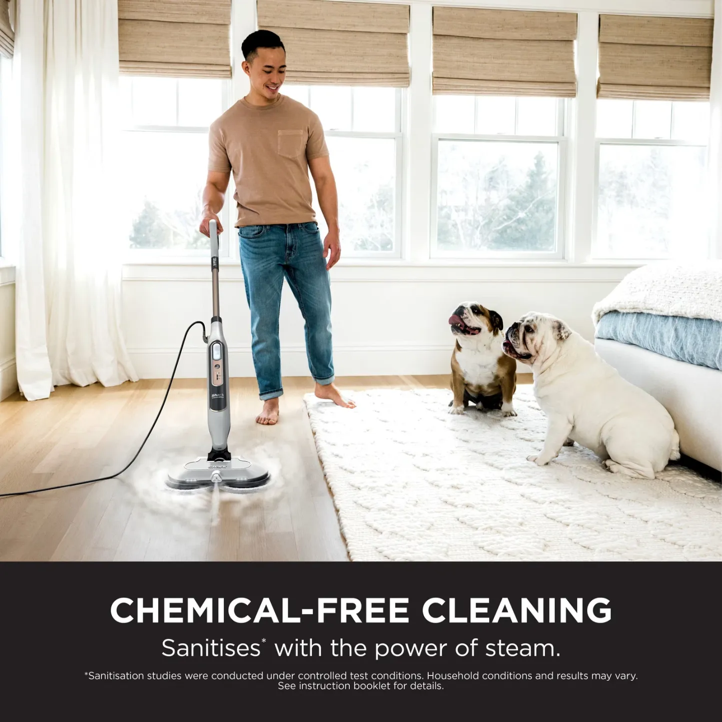 Shark Steam & Scrub Automatic Steam Mop with Steam Blaster - Refurbished
