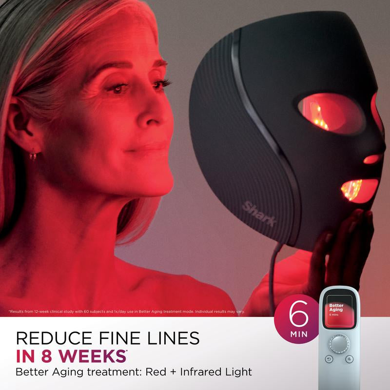 Shark Cryoglow Red & Blue LED Face Mask – FW312