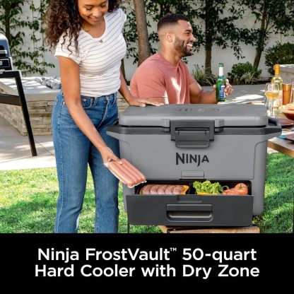 Ninja FrostVault 47L Hard Cooler with Dry Zone Slate Grey | FB151UKGY