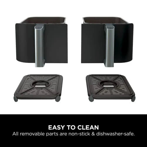 Ninja Foodi 4-in-1 Dual Zone 7.6L Air Fryer - Black | AF200UK