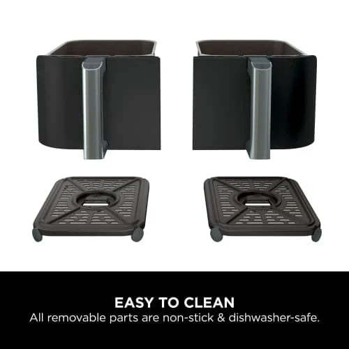 Ninja Foodi 4-in-1 Dual Zone 7.6L Air Fryer - Black | AF200UK