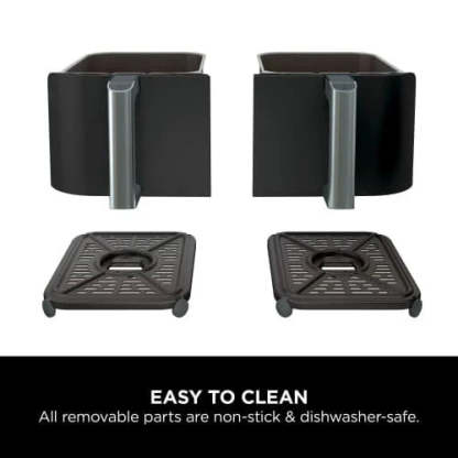 Ninja Foodi 4-in-1 Dual Zone 7.6L Air Fryer - Black | AF200UK