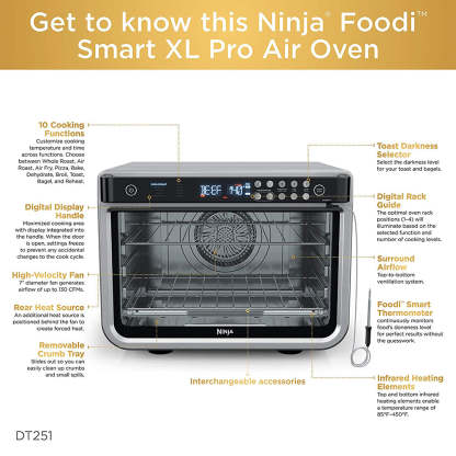 Ninja Foodi 10-in-1 Countertop Oven | DT200UK