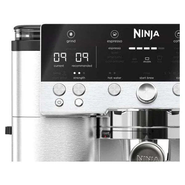 Ninja Luxe Cafe Premier Espresso Machine - Black & Stainless Steel | ES601UKBK
