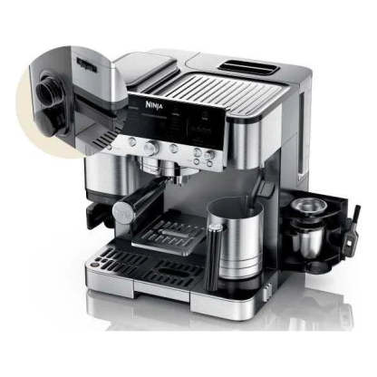 Ninja Luxe Cafe Premier Espresso Machine - Black & Stainless Steel | ES601UKBK