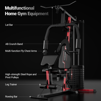 Umay ROBORE Series Workout Station with 160LBS Weight Stack