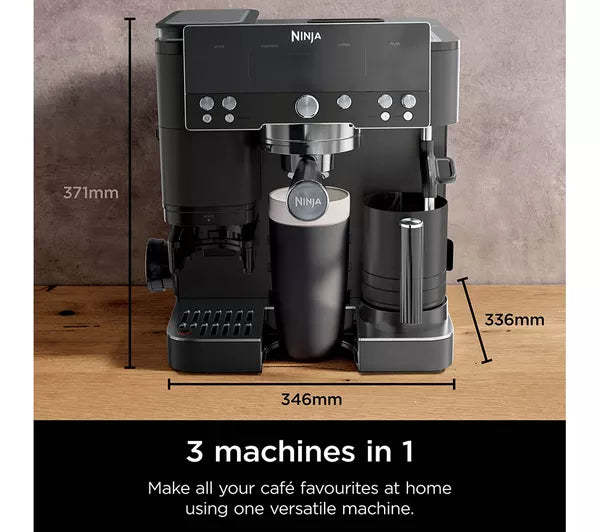 Ninja Luxe Cafe Premier Espresso Machine - Black | ES601UKBK