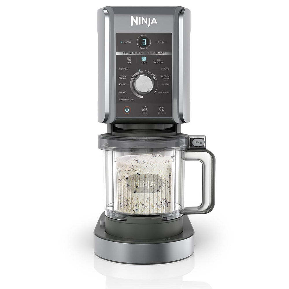 Ninja CREAMi Deluxe 10-in-1 Ice Cream and Frozen Drink Maker NC501UK